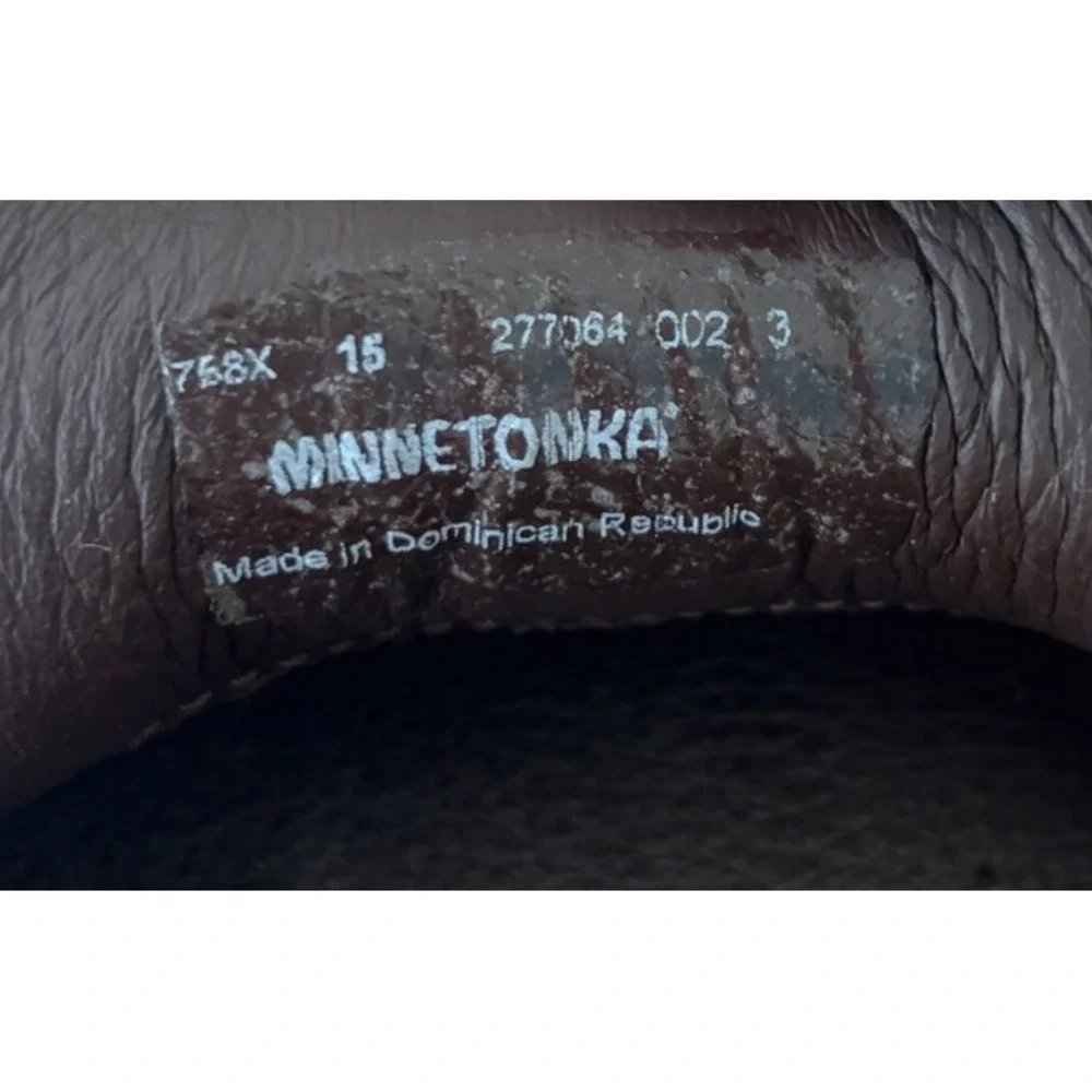 NWOB Minnetonka Men's Moosehide Weekender Moccasin Loafer SZ: 15